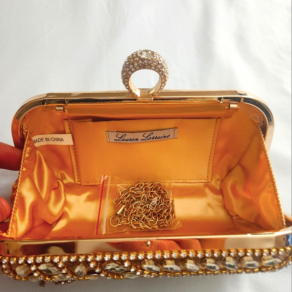 Lauren Lorraine Embellished Convertible Evening Bag